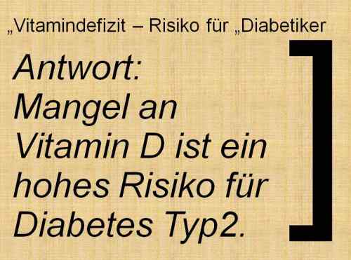 Folie076 Vitamin D Defizit Risiko Diabetes