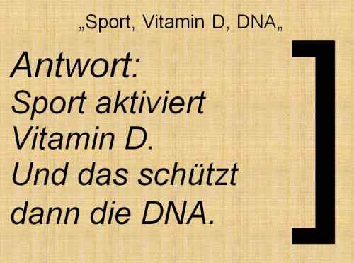 Folie197 Vitamin D Sport Vitamin D DNA